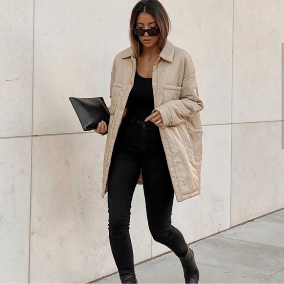 Zara water repellent over shirt size S - Picture 8 of 16